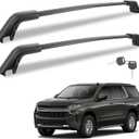 Anti-Theft 440LBS Roof Rack Cross Bars Fit for 2021 2022 2023 2024 2025 Chevrolet Tahoe, Chevy Suburban, GMC Yukon & Yukon XL, Cadillac Escalade ESV, Aluminum Crossbars Lockable Roof Rail