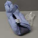 Heel Protector for Pressure Sores Relief  Foot Pillow for Bedridden Patients, Ankle Cushion for Heel Pain, Open Heel Design for Ulcer Prevention, Includes Laundry Bag (Blue -One Count (1pc)with Laundry Bag)