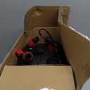 264GPH Canister Filter, 4-Stage External Aquarium Filter Ultra-Quiet Water Circulation Cleaning Machine with Media for Fish Tanks and Aquariums Up to 75 Gallons (264GPH) (Black)