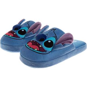 Disney Lilo and Stitch Boys Girls Slippers House Shoes Plush, Cozy, Kids Slippers (Size Toddler - Little Kid - Big Kid) (Blue)