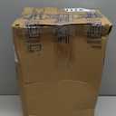 Soulchen 37 Inch Durable Foam Snow Sled for Adults and Beginners, Large Lightweight Snow Sled with 6 Handle, Winter Outdoor Fun, Backyard & Hill Use (Red and Blue)