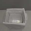 Fun Express Candy Dish Set - 6 Clear Plastic Bowls for Candy Buffet in 3 Sizes | Disposable Serving Dishes for Parties, Weddings & Catering Supplies | Heavy Duty Containers for Office Desk Display