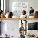Acrylic Clear Non-Magnetic Dry Erase Board for Wall,White Board 48x36,Frameless Magnetic Dry Erase Board for Office,Classroom and Home/for Kids,Students,Adults.90120C