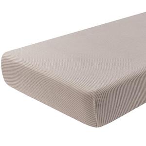 SearchI Stretch Jacquard Sofa Couch Cushion Covers Replacement Cushion Slipcovers Stretch Sofa Seat Cover Furniture Protector Sofa Slipcover Soft with Elastic Bottom(XXLarge, Taupe)