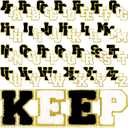 Jutom 104 Pcs Self Adhesive Chenille Letter Patches Letter Patches Chenille Stick on Embroidered Patch for Clothing Jackets Backpacks Hats(Classic,White, Black)