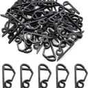 50PCS Outdoor Gutter Hook Christmas Light Clip Weatherproof Outdoor Light Clip for Holiday Christmas Decoration String Light