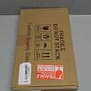 Football Display Case with LED Light, Thickened UV Protection Clear Acrylic Lid Football Holder for Full Size, Wooden Base Stand Cases for Autographed Ball and Memorial Gift