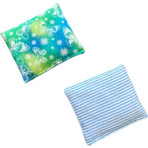 Hot/Cold Therapy Pak, Ultra Mini, Microwaveable Rice Bag (Blue Combo 1)