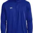 Under Armour Men's Team Tech 1/4 Zip Loose Royal Blue Long Sleeve Shirt (X-Large)