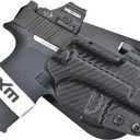 OWB Paddle Holster - Outside The Waistband fits Ruger RXM 4'' (Right, Carbon Fiber)