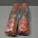 2 x Alupssuc 24 Bundles Artificial Fall Mums Flowers for Outdoors Decoration, UV Resistant Silk Violet and Faux Eucalyptus Autumn Fake Plants for Outside Indoor Yard Home Patio Porch Decor