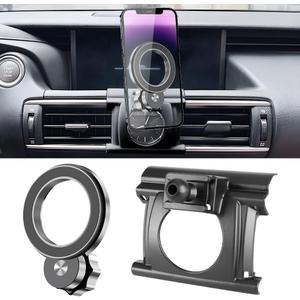 Car Magnetic Phone Mount for Lexus is 2014-2020 is300 is350 is250 is200t Auto Interior Accessories Best Cellphone Holder Mobile Cradle Cell Phones Navigation Charging Screen Stand Accessory