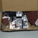 LEILUO 158 Pcs Multitool Blade Kits Cutting and Sandpaper Oscillating Tool Accessories Universal Oscillating Saw Blades with Storage Bag Compatible with DeWalt Makita Dremel and More