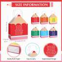 Sweetude 24 Pcs Pencil Shaped Gift Bags Teachers Bags Bulk with Handle Welcome Gift Bag for Students Classroom Party Decorations