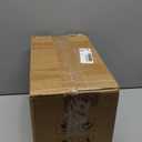 Happyseason Football Display Case, Clear Acrylic, Solid Wood Base, Stainless Steel Pegs Stand, Full Size Football Holder, Autographed Sports Memorabilia Collectible Box, No Assembly, Gifts for Men