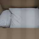 puredown Goose Feathers and Down White Pillows with 100% Soft Cotton Cover, Bed Sleeping Hotel Collection Pillows Set of 2 King Size