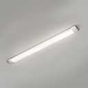 1 Packs 4FT LED Batten Light with 20cm Cable, Ultra-Thin Slim Ceiling Surface Mounted Light, 40W, 4000K, IP20, LED Ceiling Lamp for Garage, Shop, Hallway, Office, Market
