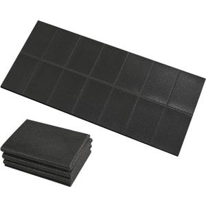Walking Pad Mat for Carpet, Treadmill Mat for Hardwood Floor, 55"x23.6" Foldable, High Density, 1/4 Thickness, Non-Slip, Floor Protection for Bike, Elliptical Machine, Treadmil, Noise Shock Absorption