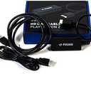 POUND HDMI HD Link Cable - Compatible with PS1 and PS2 - HDMI Cable with RGB Display, 720p Resolution, Plus Micro USB Cable for Power