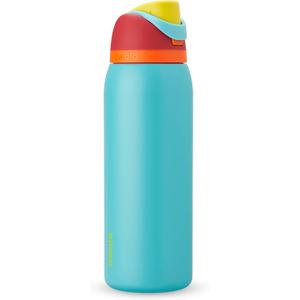 Owala FreeSip Insulated Stainless Steel Water Bottle with Straw, BPA-Free Sports Water Bottle, Great for Travel, 40 Oz, Summer Sweetness