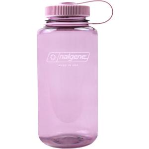 Nalgene Sustain Tritan BPA-Free Water Bottle Made with Material Derived from 50% Plastic Waste (using ISCC certified mass balance), 32 OZ, Wide Mouth, Cherry Blossom