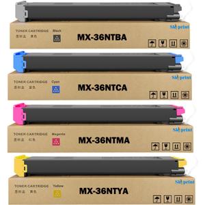 MX-36NT Toner Cartridge Replacement for Sharp MX36NT Toner use for Sharp MX-2610N MX-2615N MX-2640N MX-3110N MX-3115N MX-3140N MX-3610N MX-3640N MX-3648N MX-2615NC MX-2648NC MX-3148NC Printer