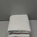 Waterguard Waterproof Pillow Protectors Quilted, Zippered Pillow Cases, 100% Cotton Top, Microfiber Filled Pillow Covers, Queen Size (20x30) Set of 2