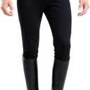Men's Breeches Full Seat Equestrian Pants for Horseback Riding White Black Horse Riding Trousers Clothes Equipment (US, Numeric, 34, Regular, Black)