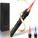 Torch Lighter  Butane Refillable Kitchen Torch, Straight & Adjustable Flame Torch, Windproof Blow Torch, Safety Lock, for BBQ, Brulee, Cooking  Unique Lighter Gift for Fest(Gas Not Included)