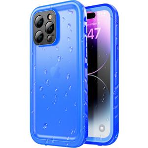 SPORTLINK Design for iPhone 14 Pro Max Case Waterproof - Shockproof Dustproof Phone Case with Screen Protector for iPhone 14 Pro Max, Full Body Protective Case 6.7'' Blue
