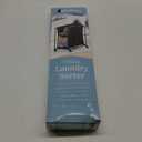 Whitmor 3 Section Laundry Sorter with Wheels - Black