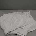 Biscaynebay Wrap Around Bed Skirts for Full & Full XL Beds with Short Drop of 12", White Adjustable Elastic Dust Ruffles Easy Fit Wrinkle Resistant Silky Luxurious Fabric Machine Washable, Full-12" Drop, White