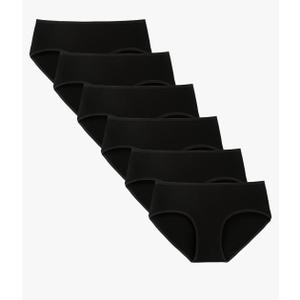 INNERSY Girls Cotton Underwear Teen Comfortable Panties Size 8-16 Briefs 6 Pack