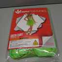 Morph Green Fairy Costume With Wings Women Halloween Costumes For Women Fairy Wings Green Dress Bell Womens Costume Adult , Large 