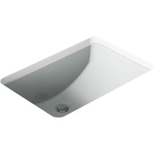 Ladena Rectangular Undermount Sink in Ice Grey