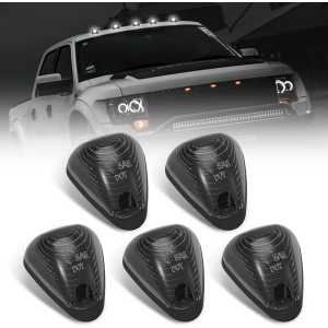 White LED Cab Clearance Lights,Rooftop Marker Running Light Compatible With Ford F150 F250 F350 F450 F550 1999-2016 Super Duty Pickup Trucks