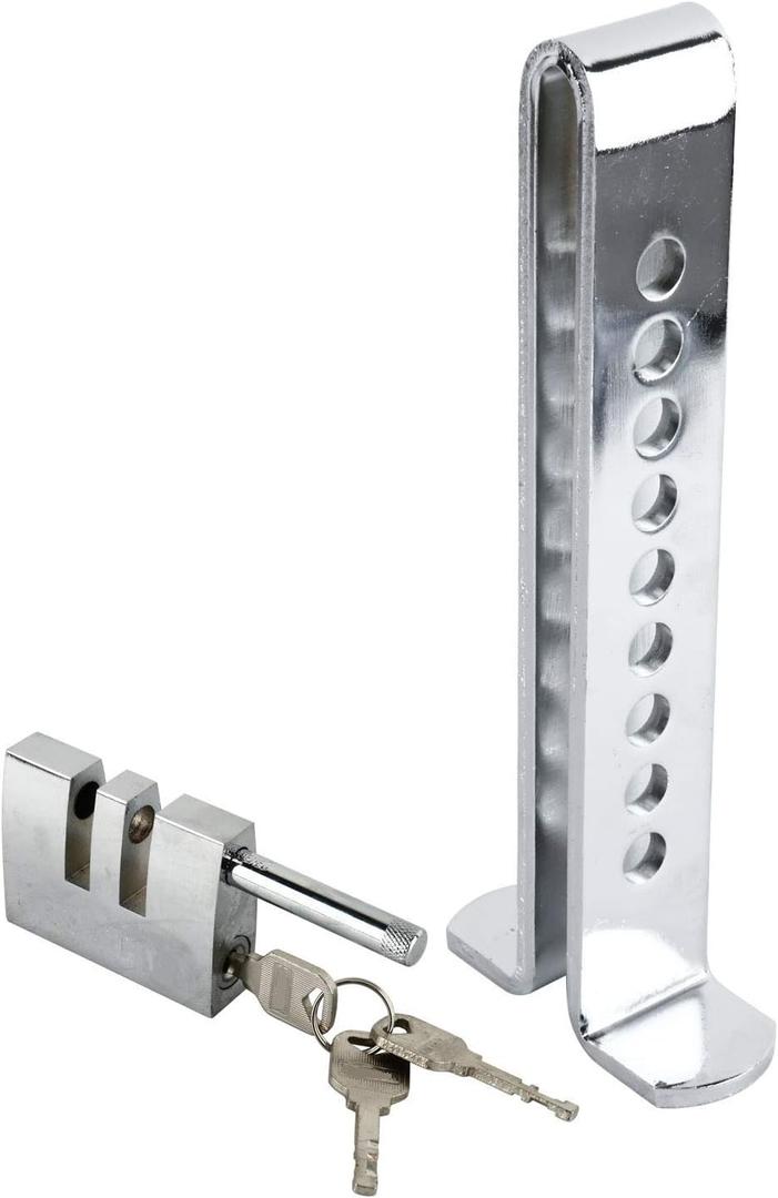 Yaetek 9 Holes Brake Pedal Lock Security Car Auto Stainless Steel Clutch Lock Anti-Theft Device