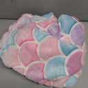 WERNNSAI Mermaid Tail Blanket - Wearable Mermaid Glow in the Dark Blanket for Girls, Toddler Soft Flannel Snuggle Throw Sleeping Bag for Kids Birthday (43.3 x 15.7)