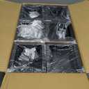 GreenLighting Modern Solar Post Cap Lights Fits 4x4 Wood, 4x4 & 5x5 PCV/Vinyl Outdoor Solar Powered Light, Fence Post, Landscaping, Deck, Garden- Bright LED, Waterproof Black 12 Pack