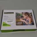 Lumiboard Led Drawing Board with 7 Colors, Light Up Acrylic Cosmody Drawing Board, Glowing Acrylic Dry Erase Board with Light, Thanksgiving Crafts for Kids Thanksgiving Decorations (12“*8”)