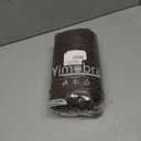 Yimobra Washable Bathroom Rugs, Super Soft & Absorbent Chenille Bath Mat for Floor & Carpet, Quick Dry Non Slip Bath Mat for Tub Shower, 24" x 17",Brown