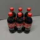Coca-Cola Soda Soft Drink Bottles, 16.9 fl oz, 6 Pack (EXP 08/18/25)