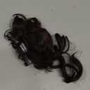 Brown Black Curly Messy Bun Wig Wavy Hair piece Easy Updo Extensions Claw Clips for Women Girls Natural Fake Wig Tie Headpiece