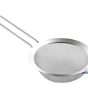 SUNWUKIN 304 Stainless Steel 5.51 inch Fine Mesh Strainers for Kitchen, ColanderSkimmer with Handle, Sieve Sifters for Food, Tea, Rice, Oil, Noodles, Fruits, Vegetable 5.5 inch