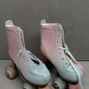 Roller Skates for Women,Classic Shiny Double-Row Four Wheels Derby Skates High Top Roller Skates for Adults Youth Beginner Indoor Outdoor (34)