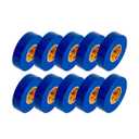 GTSE Blue Electrical Tape, 10 Rolls  Waterproof, Industrial Grade Vinyl, 3/4 in x 66ft Strong Self-Adhesive PVC Electric Tape for Wire Insulation, 7 Mil, 600V  UL/CSA Listed