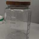 kitchentoolz 1 Gallon Glass Mason Storage Jars with Airtight Lids & Measurment Marks, Super Wide Mouth Canning Jars with Large Capacity for Pickles & Overnight Oats  1 Pack