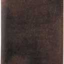 F&L CLASSIC RFID Blocking Men's Leather Bi-Fold Big Hipster Wallet, 13 credit card slots, buffalo vintage brown (ONE SIZE)