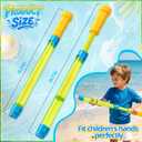 Water Squirt Gun Shoot Up to 40 Feet, Outdoor Water Squirter Toys for Kids Adults, Fun Bulk Blaster Toy for Swimming Pool Beach Summer Outdoor Party Games (6 Pack)