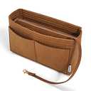 Vercord Felt Organizer Insert For Purse Handbag Tote Bag In Bag Inside Shaper Divider Neo Coffee Slender Medium
